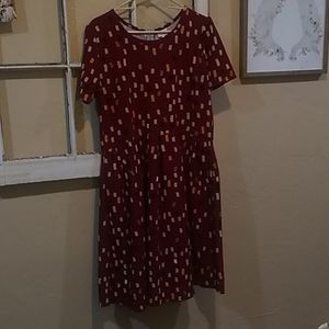 Size 3x lularoe Amelia dress.